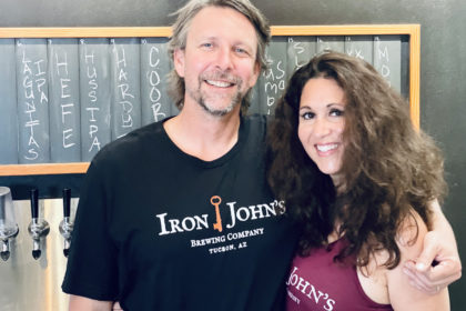Chris and Rose Faitsch the faces of tucson AZ Iron Johns brewing